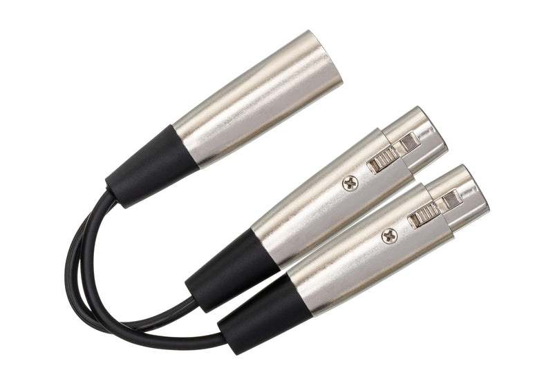 [AUSTRALIA] - Hosa YXF-101.5 Y Cable, Dual XLR3F to XLR3M, 18 Inches 