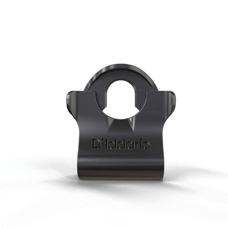 D'Addario Dual-Lock Guitar Strap Lock - Guitar Strap Locks Set - Protect Your Instrument with No Modifications or Hardware - Secures Cables - Easy to Attach - 1 Pair,Black