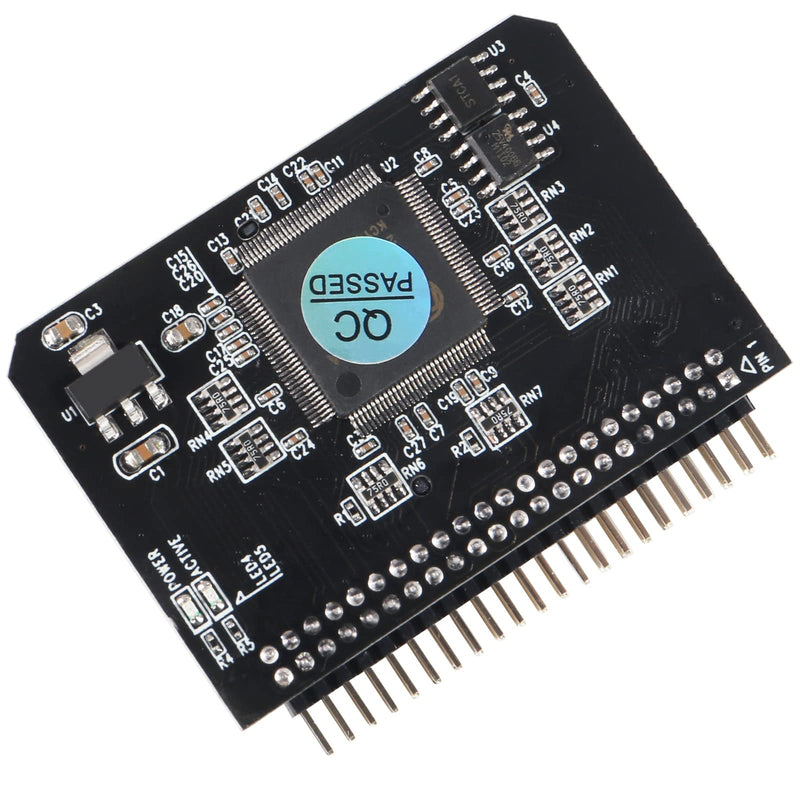AITIAO 2Pcs SD Card to 2.5 Inch IDE Adapter SD SDHC SDXC MMC Memory Card Converter TF Memory Card to IDE 44Pin Male Adapter to Laptop HDD for DOS/Linux/Windows 98SE, Me, 2000, XP and for Vista.