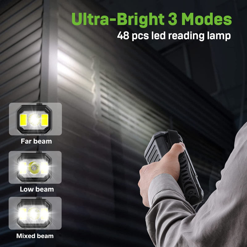 10000mAh Solar Radio, Crank Radio, Emergency Radio, NOAA/AM/FM Weather Radio, USB Type-C Charging,Dynamo Radio,Polymer Battery,Torch & LED Reading Light, SOS Alarm,Compass for Camping black