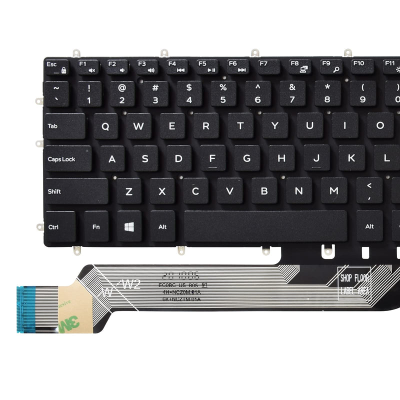 SUNMALL Replacement Keyboard Compatible with Dell Inspiron 3579 3583 3779 5565 5567 5570 5575 5587 7566 7567 7577 7588 5767 5770 5775 7773 7778 7779 Laptop. (No Backlight)