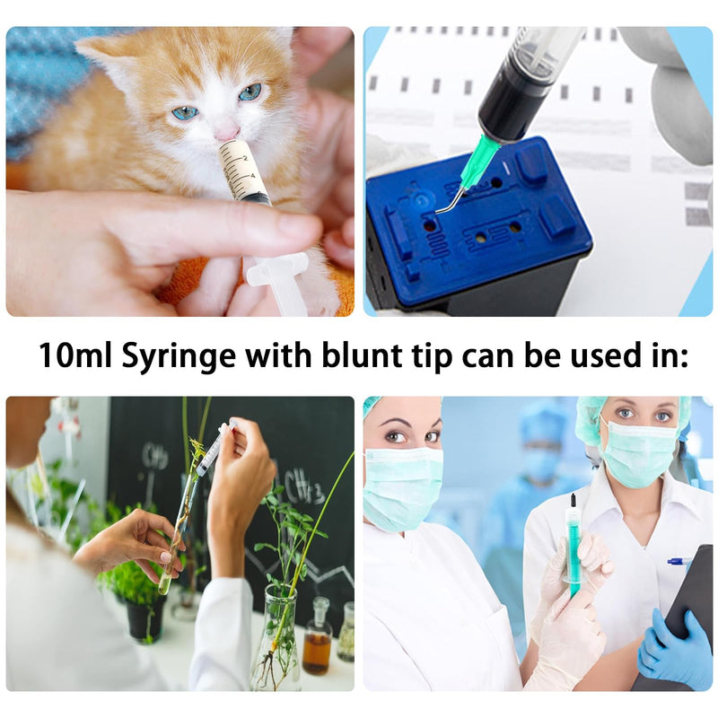 10 ml Plastic Syringe with Needle Pack of 12 Syringes Measuring Liquids Durable Colostrum Syringes Versatile Dosing Syringes Reusable Liquid Syringe Measuring Syringe for Garden & Pet Care