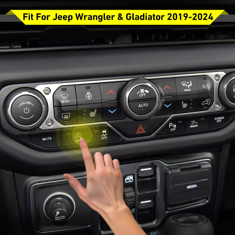 Auto Start Stop Eliminator for Jeep Wrangler JL & Gladiator JT | 2019 2020 2021 2022 2023 2024 Autostop Eliminator Engine Auto Start Disable Plug and Play Accessories