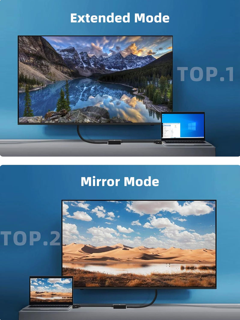 [AUSTRALIA] - VGA to HDMI Adapter with Audio, VGA to HDMI Converter, for VGA Computer/Laptop to HDMI Monitor/TV(Not Bidirectional) 