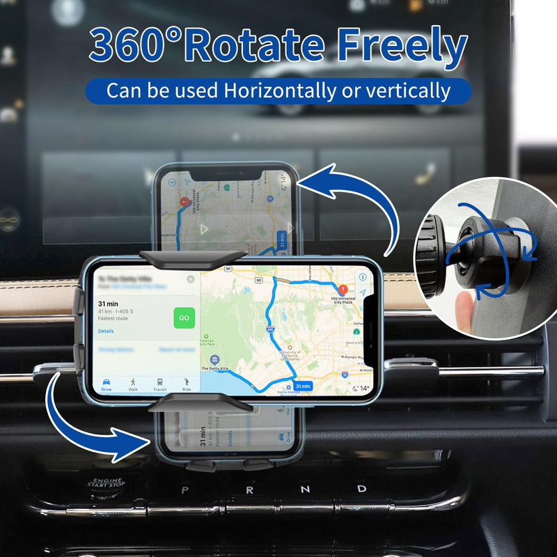 Car Phone Mount for Lincoln Corsair 2020-2025 Phone Holder Navigation，Fit for Cellphone Mobile Cradle Auto Accessories Bracket Anti-Shake，360 Degree Rotation，Compatible for All Cell Phones