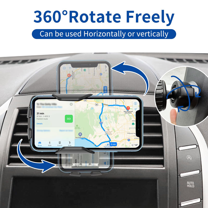 Car Phone Mount for Lincoln MKC 2015 2016 2017 2018 2019 Phone Holder Navigation，Fit for Cellphone Mobile Cradle Auto Accessories Bracket Anti-Shake，360 Degree Rotation，Compatible for All Cell Phones