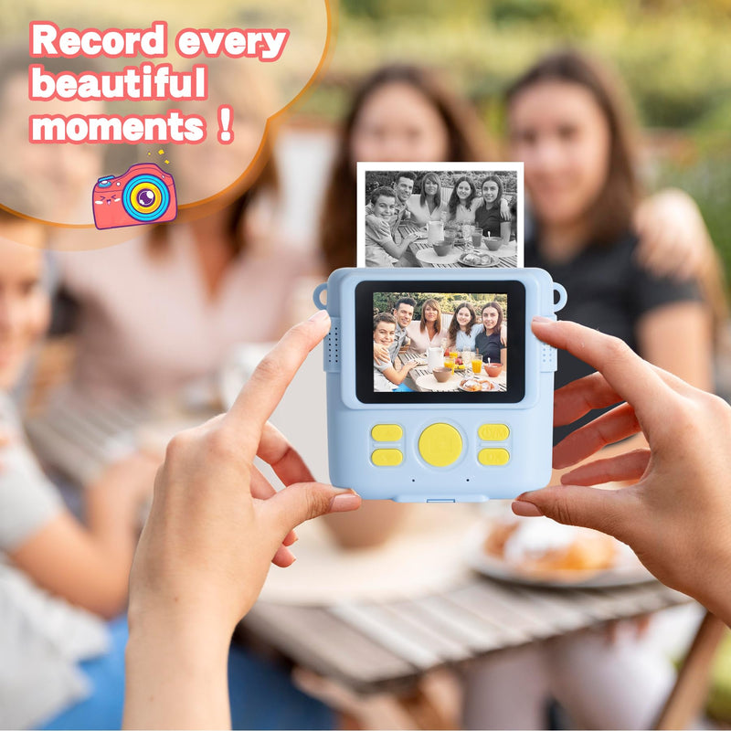 12 Rolls Instant Print Camera for Kids Refill Print Paper - Hikkon Thermal Print Paper Rolls Photo Print HD Printing for Most Kids Instant Camera (White) White