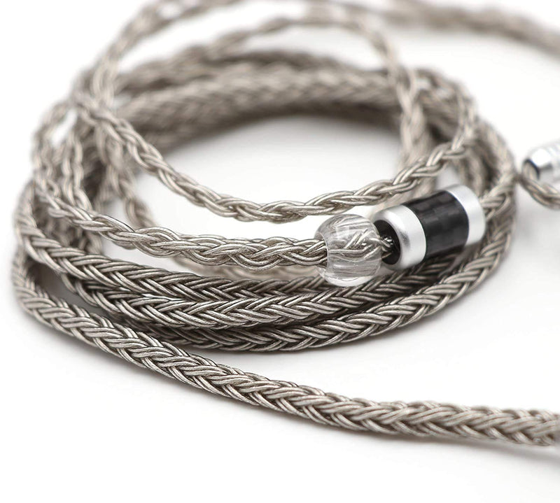 Linsoul KZ ZS10 PRO X HiFi in Ear Earphones(Without Mic, Black) + Tripowin Zonie IEM Cable(Recessed 2pin, 3.5mm, Grey)