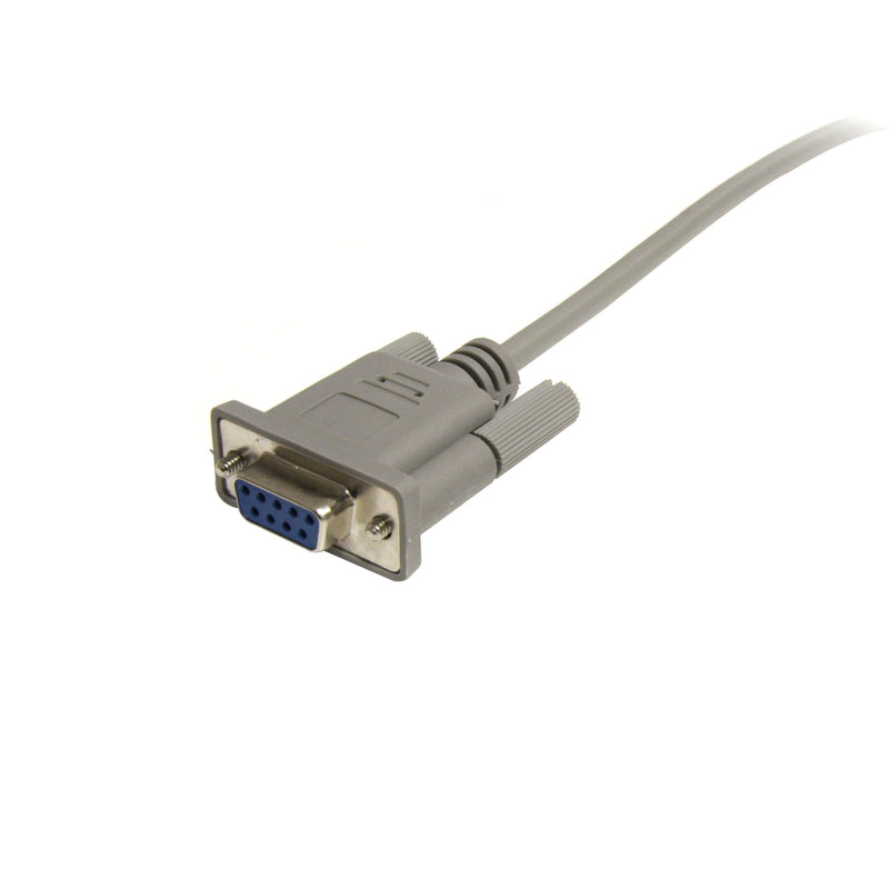 StarTech.com 25 ft Cross Wired DB9 Serial Null Modem Cable - F/F - 25ft DB9 Null Modem Cable (SCNM9FF25)