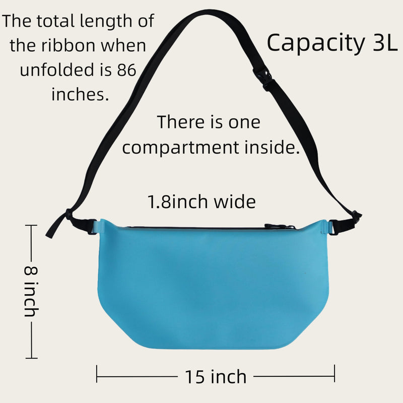 Waterproof Phone Pouch, Waterproof Phone Case, for iPhone 17 16 15 14 Pro Max，IPX8 Waterproof Rating, airtight Zipper Seal 7.8in,Blue