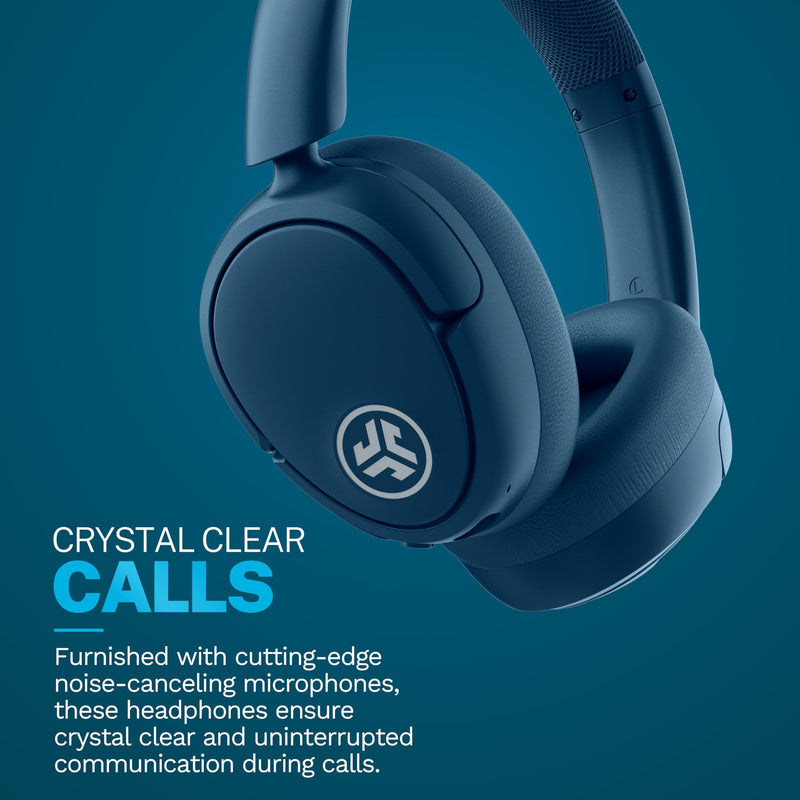 JLab JBuds Lux ANC, Over Ear Headphones, Active Noise Cancelling, Bluetooth, Limited Edition Navy Navy (Limited Edition)