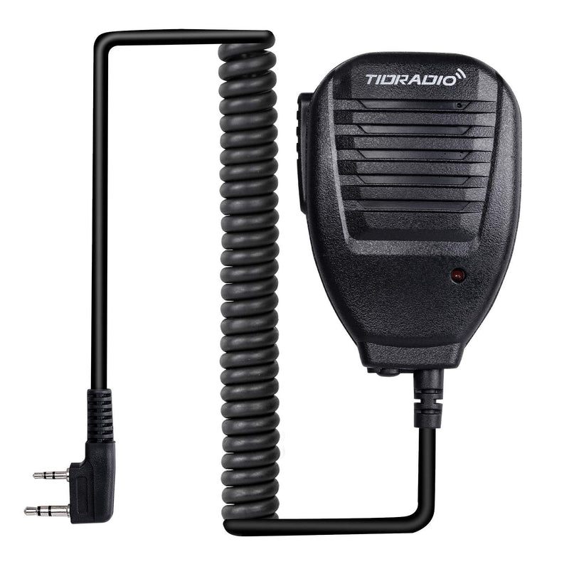 TIDRADIO Speaker MIC for Ham GMRS Radio F8HP UV-5R 5RM 5RX UV-21R UV-5G Plus GM-5RH UV-17R BF-888S F8TD GM-15 PRO UV-S9 Plus UV-82 UV-82HP UV-K5(8) TD-V2 TD-H8 TD-H3 Walkie Talkie Mic(2 Pack) 2 Pack