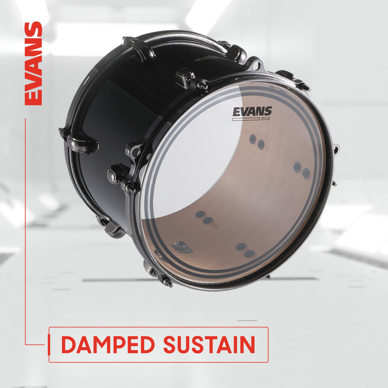 [AUSTRALIA] - Evans Drum Heads - EC2S Tompack, Coated, Rock (10 inch, 12 inch, 16 inch) EC2 Tompack Coated 