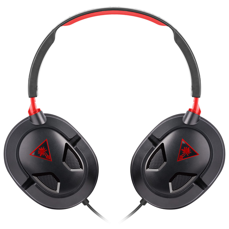 [AUSTRALIA] - Turtle Beach Recon 50 Wired Gaming Headset - PC, Mac, PS4, PS5, Xbox Series X|S & Xbox One, & Mobile/Tablet with 3.5mm Removable Mic, 40mm Speakers, & In-line Controls – Black Black / Red 