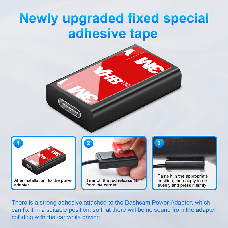 [AUSTRALIA] - Dashcam Power Adapter Custom for GM 10 Pin (Model A) for Chevy GMC Buick Cadillca,Silverado Sierra Escalade and More,GPS Radar Mirror Camera Dash Cam Adapter,Connect Auto-Dimming Connector (Hidden) 