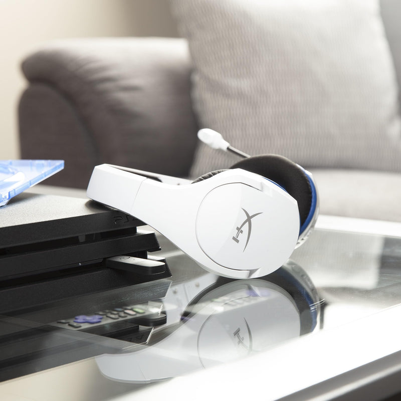 [AUSTRALIA] - HyperX HHSS1C-KB-WT/G Cloud Stinger Core – Wireless Gaming Headset, for PS4, PS5, PC, Lightweight, Durable Steel Sliders, Noise-Cancelling Microphone - White 