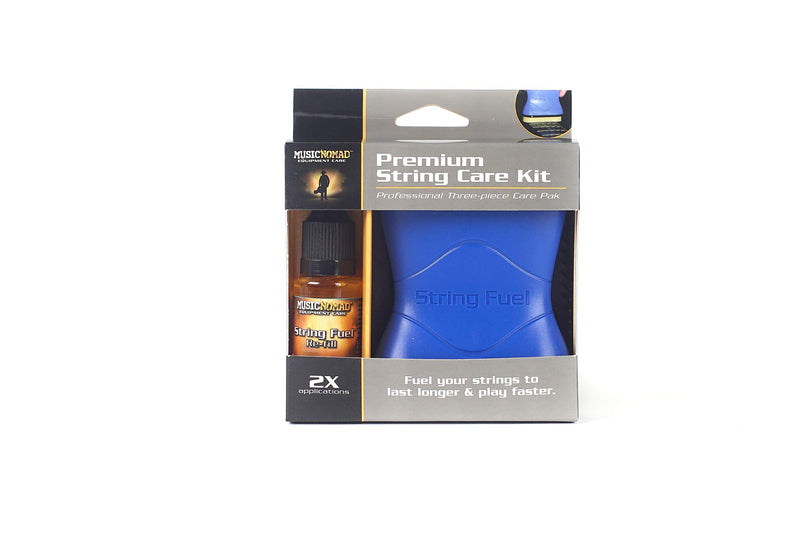 MusicNomad String Fuel Guitar String Cleaner/Lubricant Care Kit-3 Piece (MN145) MusicNomad