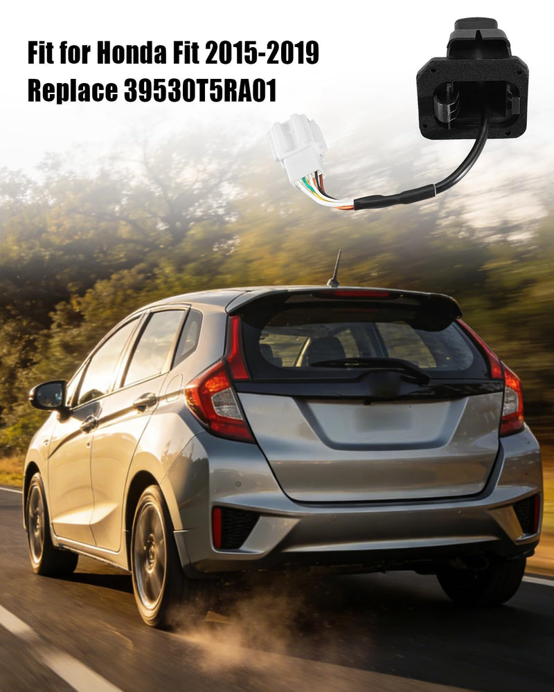 39530-T5R-A01 Backup Camera Fit for Honda Fit 2015-2019 | Rear View Parking Assist Camera Replace 39530T5RA01, Waterproof Reverse Camera
