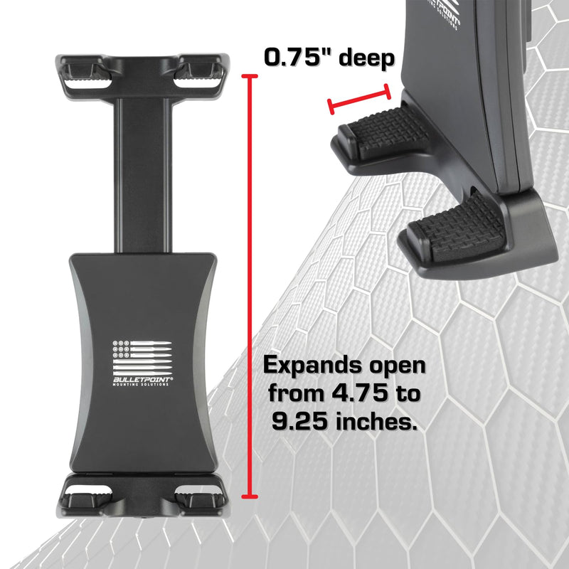 Bulletpoint Heavy Duty Vehicle Tablet Mount with Adjustable Mounting Arm Articulating Joint 20mm AMPS Ball Dash Mount