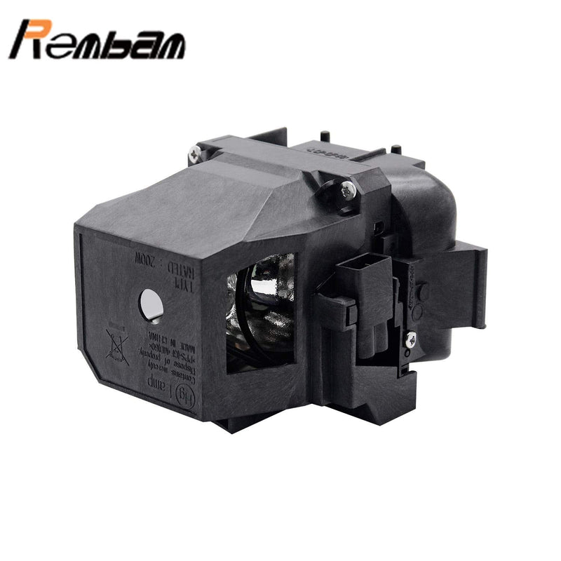 Rembam ELPLP78 V13H010L78 Projector Replacement Compatible Lamp with Housing for EPSON CB-X03 EB-945 EB-955W EB-965 EB-995W EB-S17 EB-S18 EB-S200 EB-W22 EB-W28 EB-X03 EB-X24 EB-X25 EH-TW570 EX3220