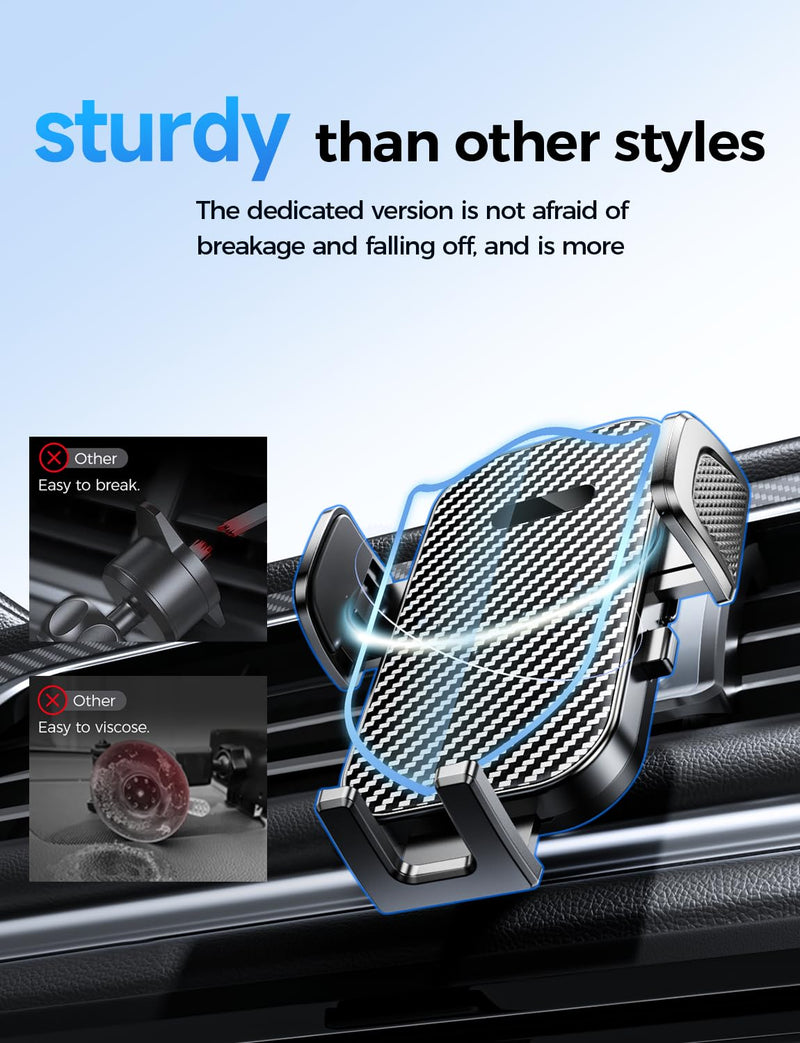 Car Phone Holder for BMW 3 Series 2023-2025 Accessories/i3 i4 2022-2025 Accessories,Ultra-Stable Clip with Anti-Shake,360° Rotation Smart Phone Mount