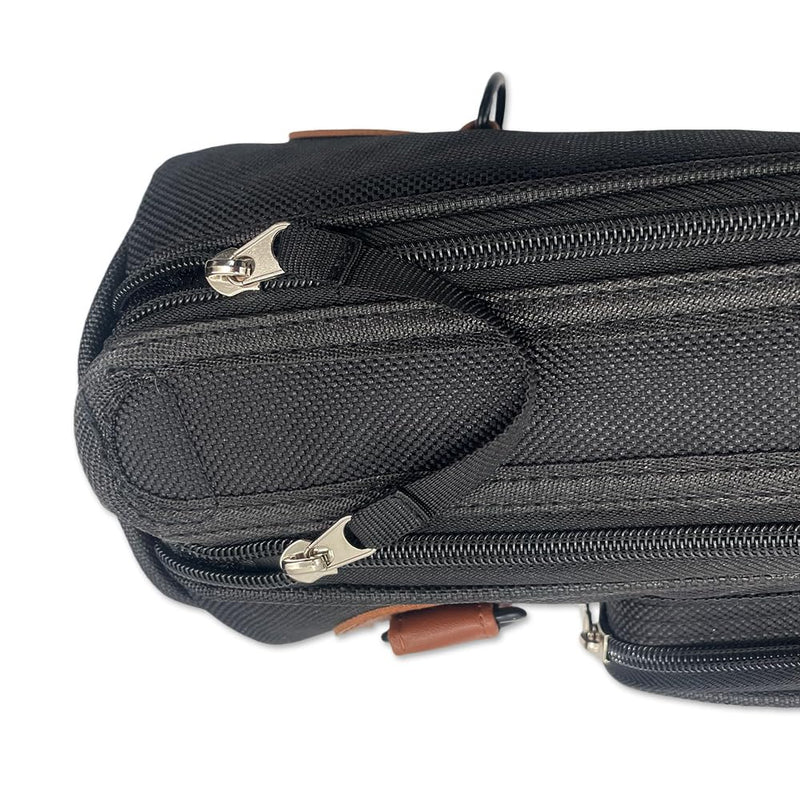 Trumpet Gig Bag, Durable and Lightweight Instrument Case, Oxford Cloth with Comfortable Shoulder Strap and Leather Gripped Handle, Easy to Carry,0.71kg Trumpet Bag