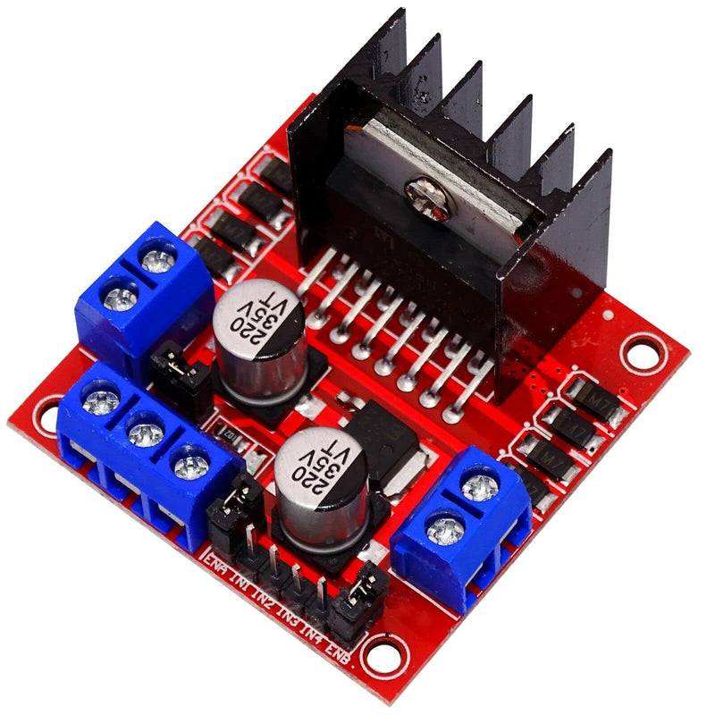 L298N Motor Driver Power Amplifier Stepper Motor Driver Module Board for AR-duino Pi Pack of 2