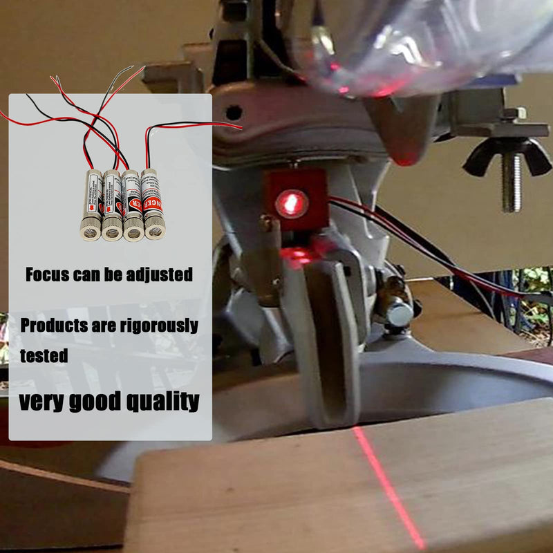 [AUSTRALIA] - Red line laser module Industrial Laser Group Module adjustable focal length (point-4packs) Point-4packs 