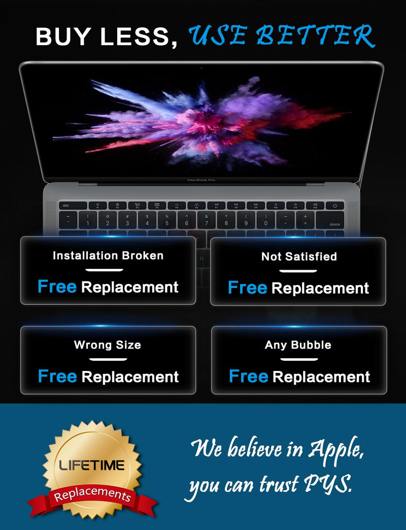 PYS Magnetic Privacy Screen for MacBook Air 15.3 Inch (2023-2024, M2 M3 Chip) - Removable Anti-Glare Protector with Camera Cover Slide and Anti-Blue Light Filter MacBook Air 15 Inch (2024-2023,M2/M3)