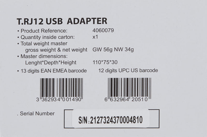Thrustmaster TR J12 Adapter for Thrustmaster flight and racing pedals (PC)