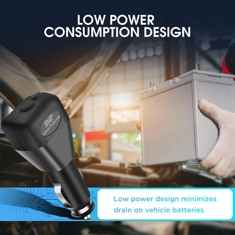 EMP Vehicle Protection, Zuomeng EMP Protector, Lightning, Solar Flare, Surge Protection, Suitable for Cars and Trucks, Easy Installation