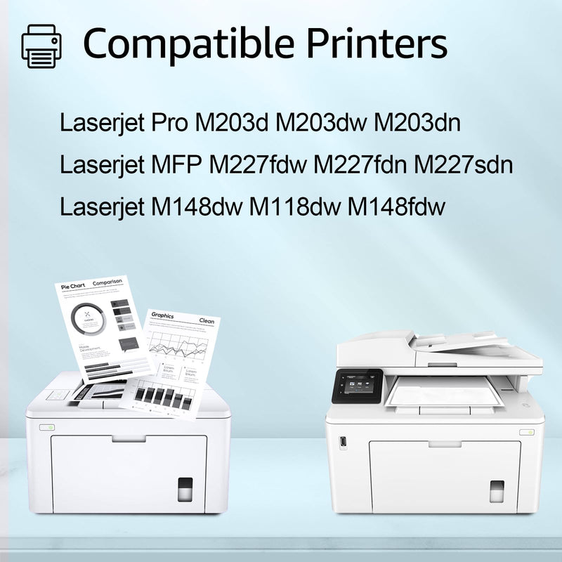 greencycle Compatible 32A Replacement for HP 32A Drum Unit CF232A use for Laserjet Pro M203d M203dn M203dw M227fdw M227fdn M227sdn M148dw M148fdw M118dw Printer (Black, 1-Pack) ATUSF00-CF232A-1-AMZ