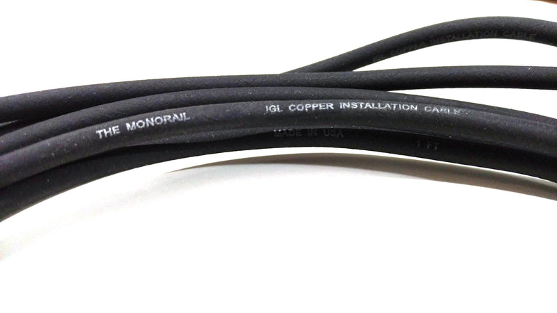 Evidence Audio Monorail - 10 feet bulk cable - Graphite Black (by E.A.R.S. PRO AUDIO)