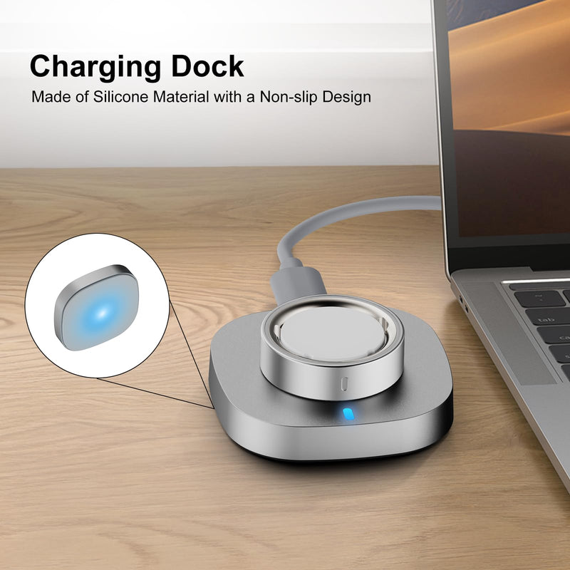 Charger Compatible with Aura-Ring Gen 4 Size 6 | Fast Charging Dock with USB-C Cable Portable Charger for Aura-ring 4 (Not Compatible with Aura-ring 5/3)