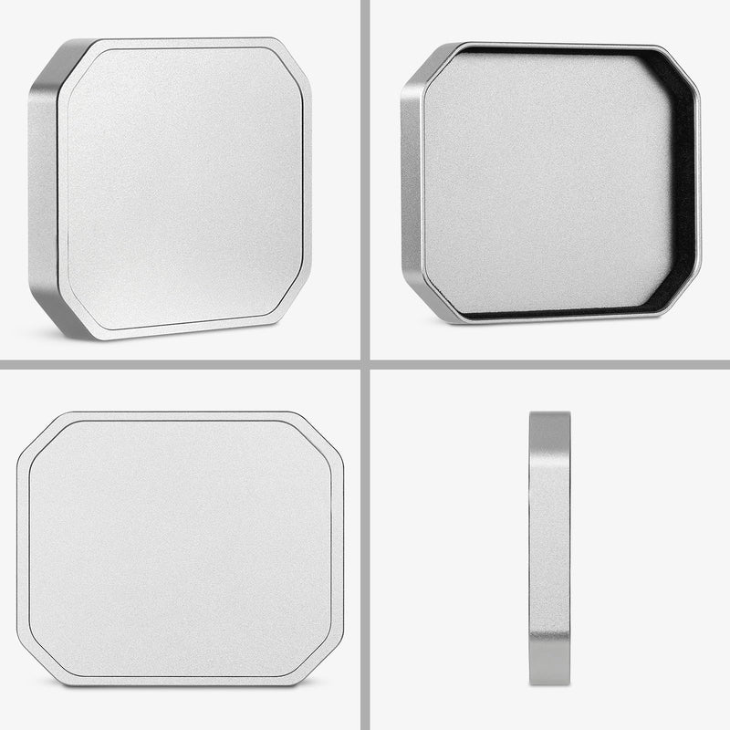 Haoge Square Metal Cover Cap for Haoge Specific Square Lens Hood Silver Cap-X1006S Silver-Cao
