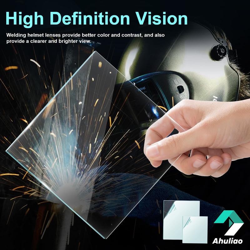 [AUSTRALIA] - 3350 Welding Helmet Lens for Lincoln Electric Viking Welding Hood Cover Clear Lenses - KP3044-1 KP2898-1 (10 PCS Inside + 10 PCS Outside) 