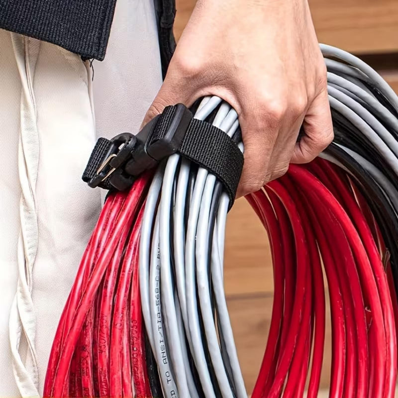 Adjustable Extension Cord Holder Organizer with Triangle Clips for Garage and Storage Heavy Duty Extension Cord Hanger