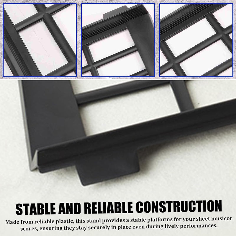 Black Keyboard Music Stand, Electronic Sheet Music Stands Holder, Piano Stand, Musical Instrument Parts Organ Holder, Instrument Accessories