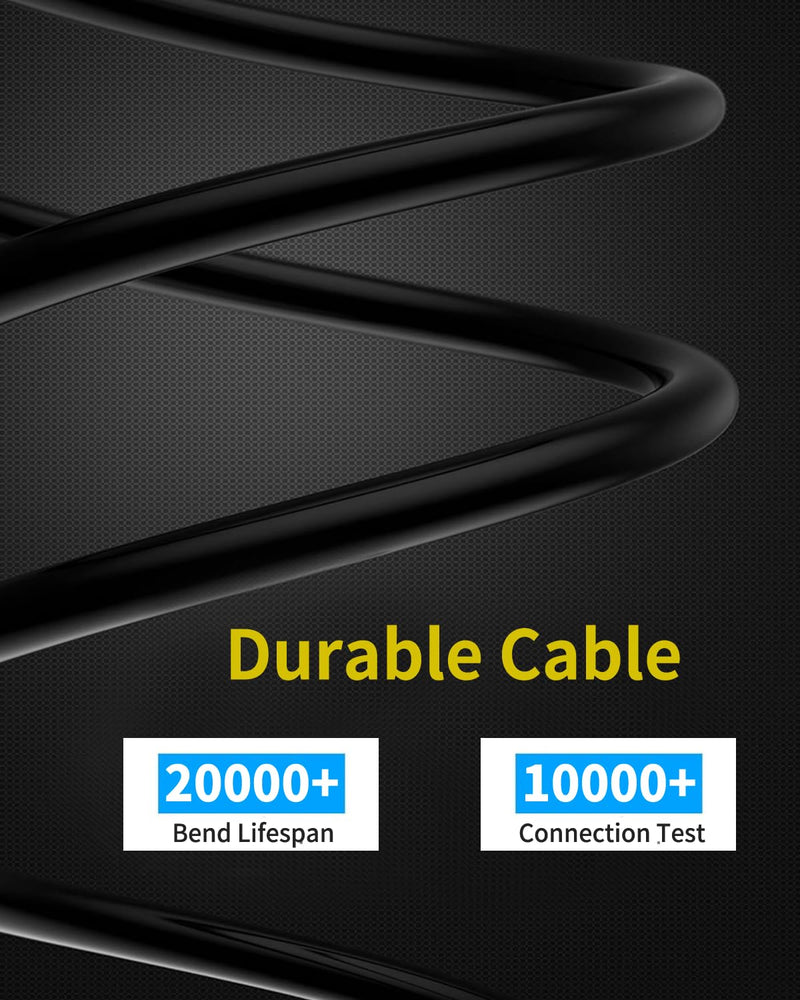 XLR Cables 10Ft 2 Pack,Microphone Cable Male to Female 3 Pin,Durable Shielded and Premium Balanced XLR Patch Cord 10Feet