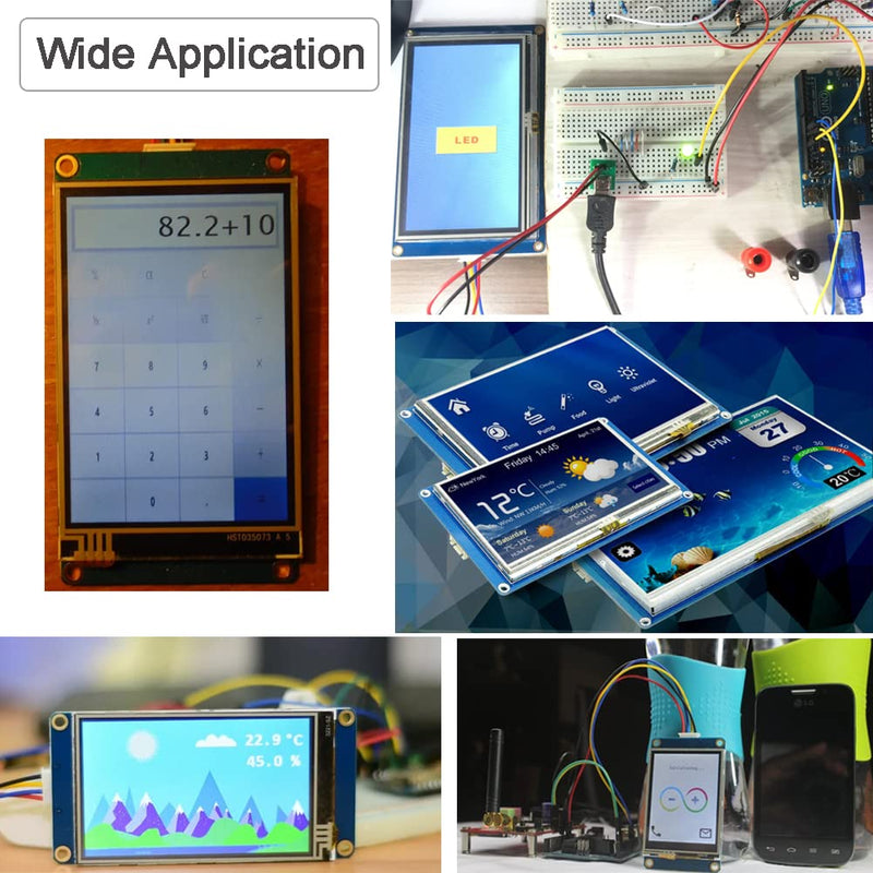 [AUSTRALIA] - DIYmalls Nextion 2.4 Inch HMI Display Resistive Touchscreen 5V TFT LCD 320x240 for Arduino ESP32 (NX3224T024) 