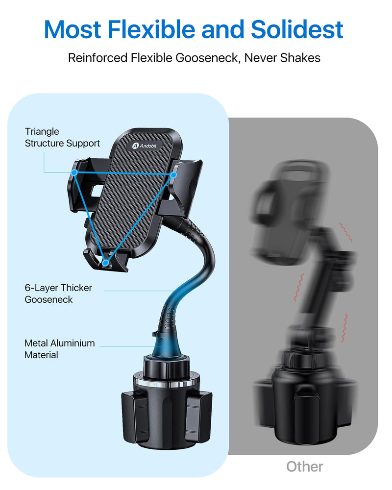 andobil Cup hoder Phone Mount + Phone Holder for car