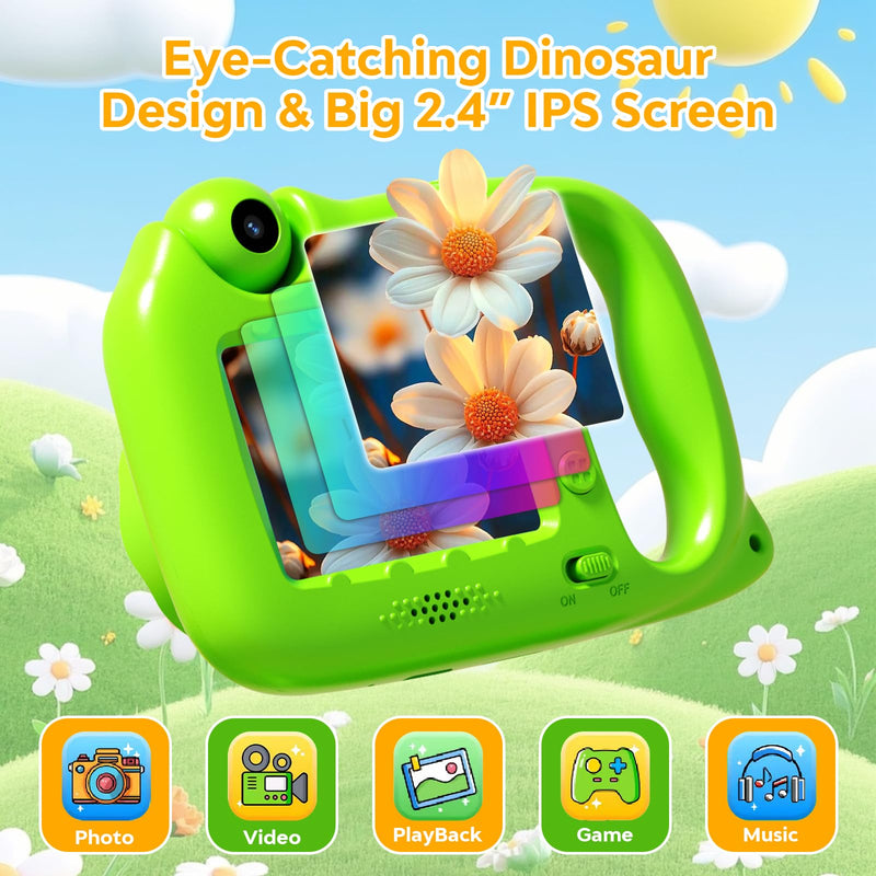 [AUSTRALIA] - Microscope for Kids, 1000X Handheld Digital Microscope with 2.4" IPS Screen, USB-C Rechargeable, Photos & Videos, Built-in Games & Songs, 32GB Card, Kids Microscope Gift for Boys Girls Ages 5-12 