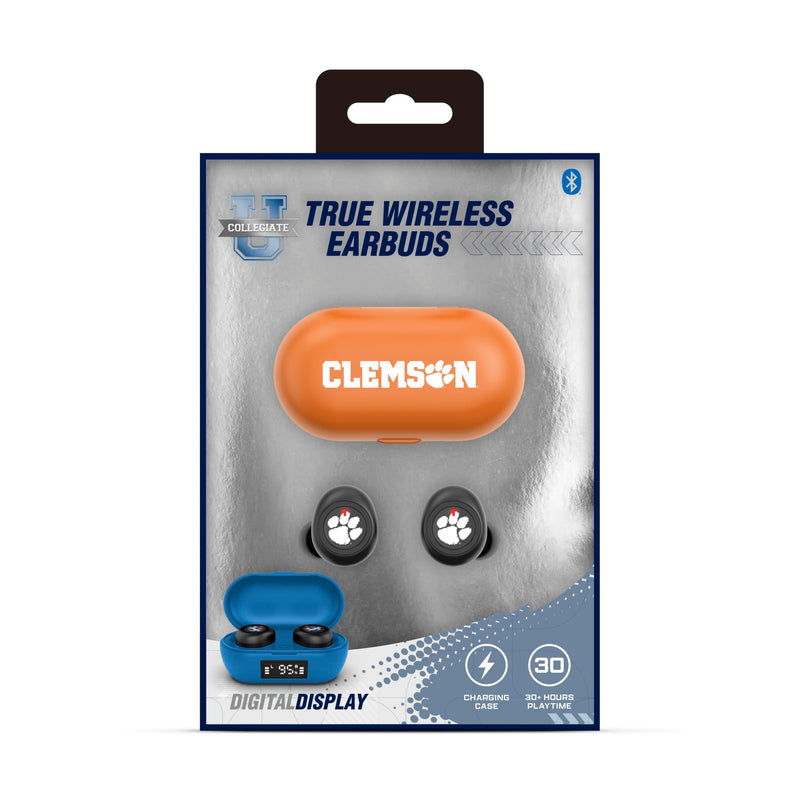 SOAR Collegiate True Wireless Earbuds v.7, Clemson Tigers