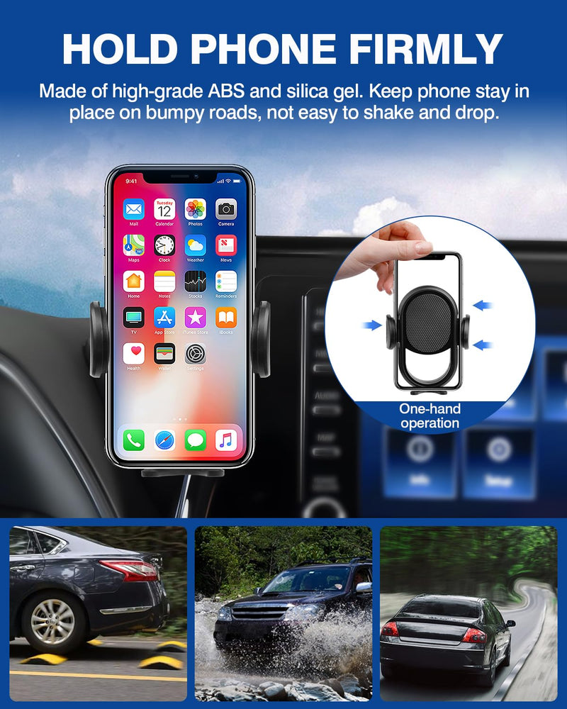 Autorder Custom Fit for Car Phone Holder 2020-2025 Toyota Highlander Accessories Phone Mount 8" Screen Cell Phone Automobile Cradles Hands-Free 360 Degree Rotation Toyota Highlander 2020-2025 with 8In 2020+Toyota Highlander 8-inch