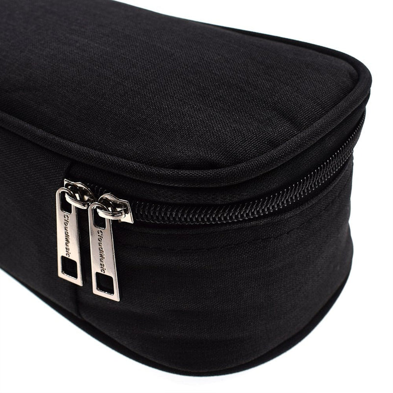CLOUDMUSIC Ukulele Case Gig Bag Padded Backpack For Soprano 21" Inch(Soprano, Black)
