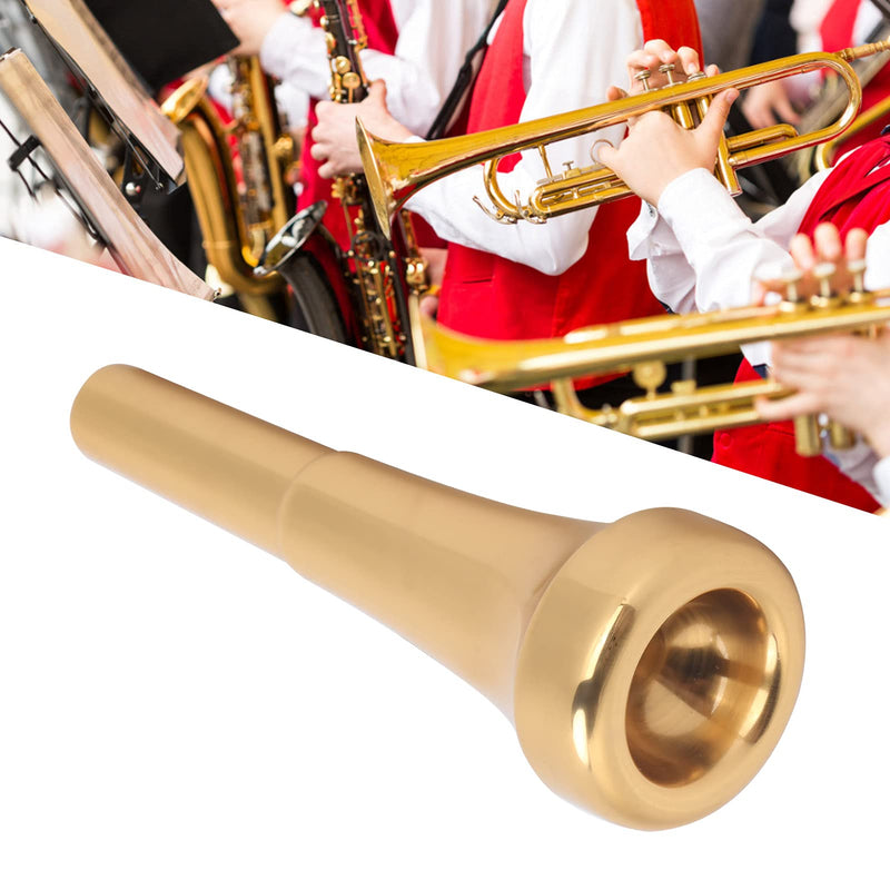 Brass Trumpet Mouthpiece (3C 5C 7C) - Superior Sound Quality Professional Musical Instrument Accessory for Beginner & Pro Players