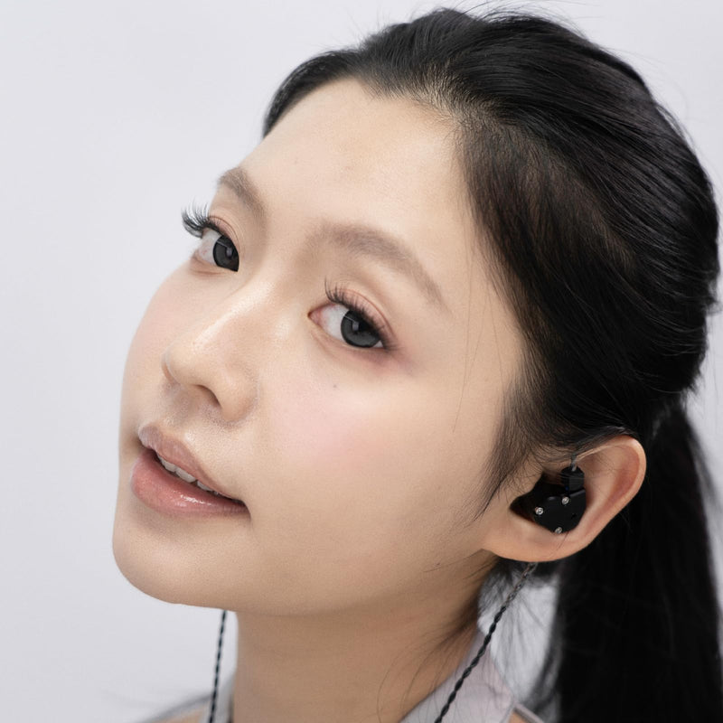 TINHIFI C2 HiFi IEM | LCP+PU Composite Diaphragm | 0.78mm 2-Pin Gold-Plated Cable | High-Resolution in-Ear Monitors for FPS Gaming & Music (Black, C2 2025 Type-C+Mic) Black