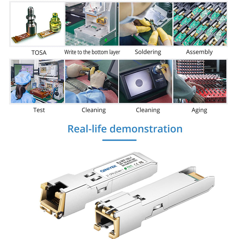 1.25/2.5/5/10G-T SFP+ to RJ45 Transceiver, SFP+ Copper Ethernet CAT.6a Module, for Cisco SFP-10G-T-S, MikroTik S+RJ10, Ubiquiti UF-RJ45-10G, Netgear AXM765, TP-Link, Fortinet, 30m,1 PCS 1.25/2.5/5/10GBase-T: 30m x1
