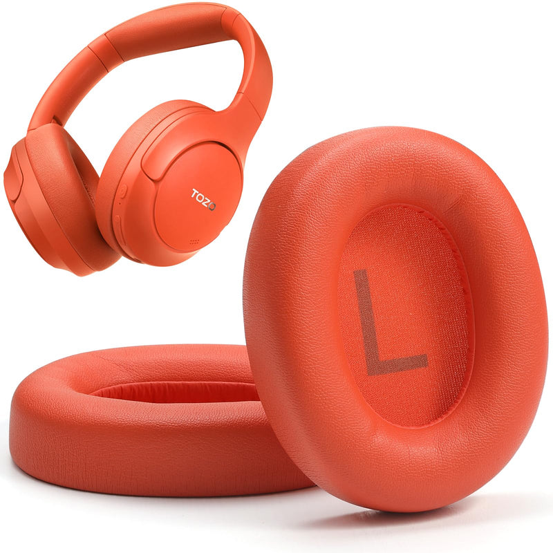 TOZO HT2 Hybrid Active Noise Cancelling Headphones, Wireless Over Ear Bluetooth Headphones, + HT2 Replacement Ear Pads