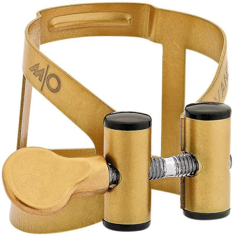 Vandoren LC590AP M/O Ligature and Plastic Cap for Baritone Saxophone; Aged Gold Finish